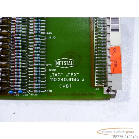 Component  Nestal TAC / TEX 110.240.6185a / TEX 110.240.6187a Elektronikmodul