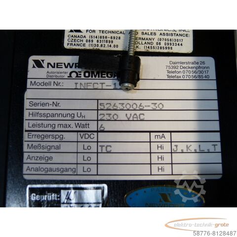 Component  Newport INFCT-11 Thermoelement Regler