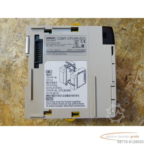 Komponente Omron CQM1-CPU45-EV1 CPU Unit