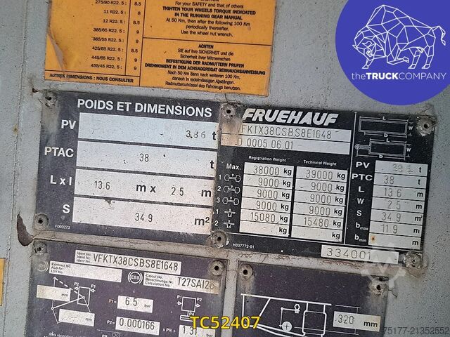Container transportation Fruehauf 