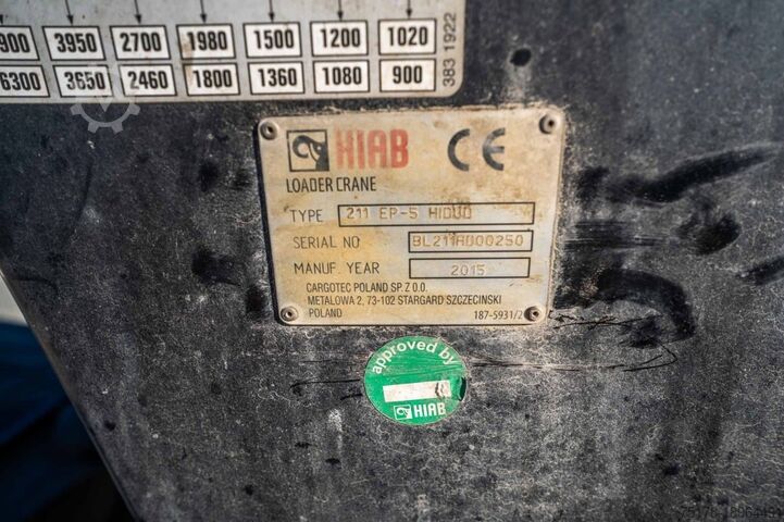 Open body MERCEDES AROCS 3243+HIAB XS211 EP5 HI DUO /5 X