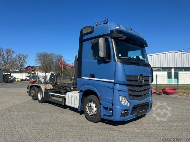 Roll-off tipper truck MERCEDES-BENZ Actros 2548 / BigSpace / Retarder / Meiller RS