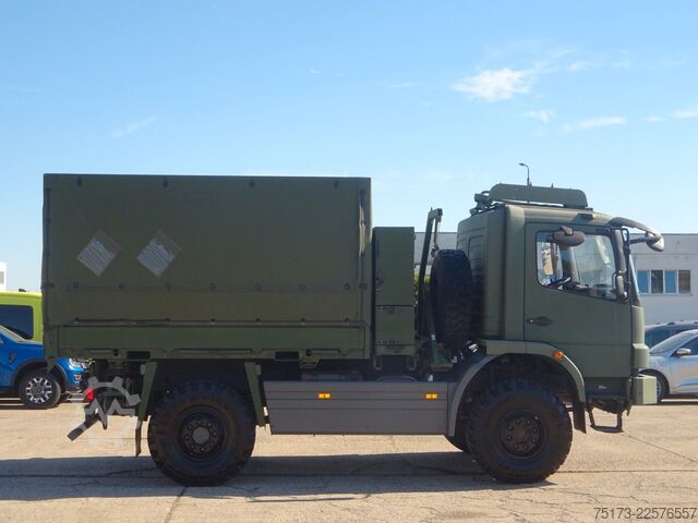LKW mit Pritsche & Plane MERCEDES-BENZ 1018A Atego II 4x4 Pritsche/ Plane