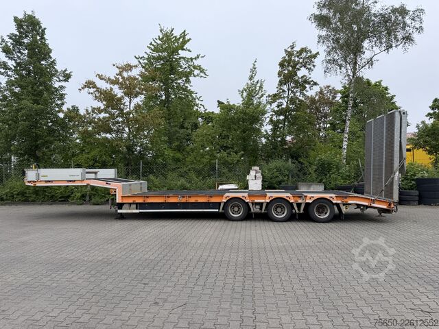 Low loader semitrailer Humbaur HTS30  3 Achs Satteltieflader, neuwertig