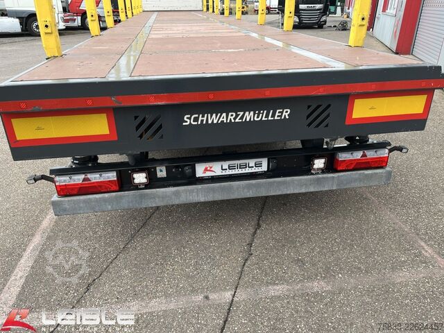 Working platform semitrailer SCHWARZMÜLLER S1*Rungenauflieger*Liftachse*SAF-Achsen*