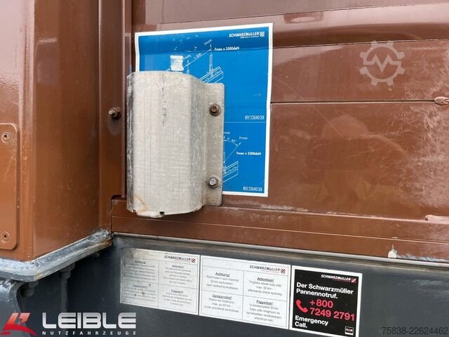 Open semitrailer SCHWARZMÜLLER S1*Holzrungen & Plattform*Liftachse*SAF-Achsen*