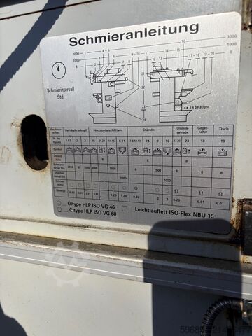 Universal milling machine WAGNER FCA 500 + 3-axis digital readout (DRO) Frezarka uniwersalna WAGNER FCA 500 + odczyt cyfrowy 3 osie (DRO) Frezarka uniwersalna WAGNER FCA 500 + odczyt cyfrowy 3 osie (DRO)