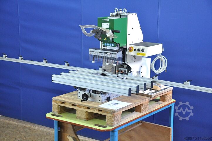 Cup hinge and line boring machine Grass Multiflex