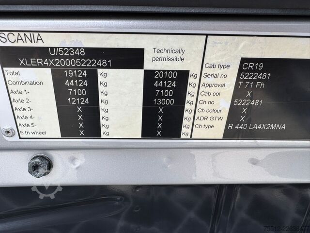Standard-SZM Scania R440 / Highline / Retarder / TUV: 11-2026 / Bel...