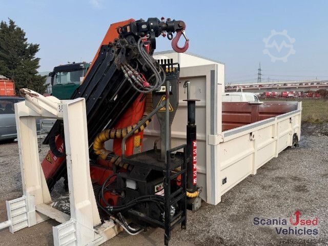 Roll-off tipper truck Palfinger PALFINGER Kran PK 9501 + STIFT Mulde