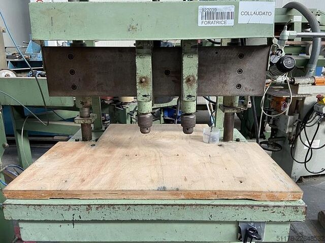 Vertical drilling machine with 2 spindles  