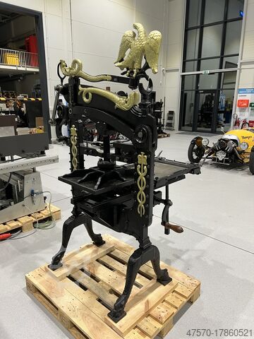 Letterpress machine Columbian Press 1858 Letterpress