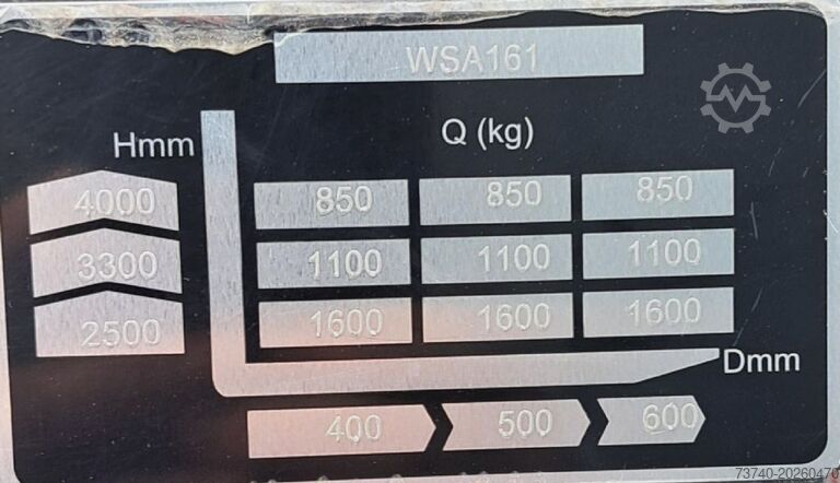 High Lift stacker EP WSA161