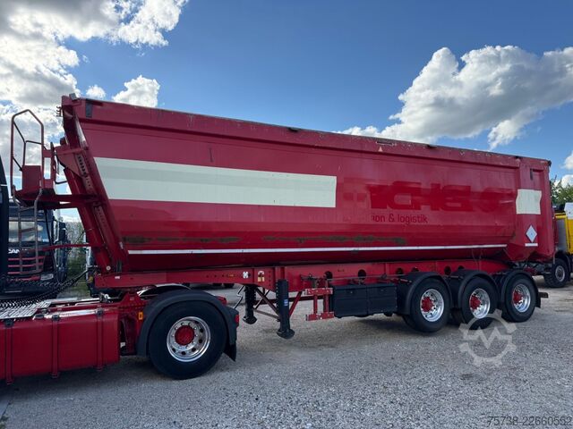 Tipper semitrailer KEMPF SKM35-3/50 m³/Stahl-Stahl/Luft-Lift/PBW/Alufelge