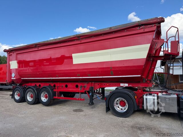 Tipper semitrailer KEMPF SKM35-3/50 m³/Stahl-Stahl/Luft-Lift/PBW/Alufelge