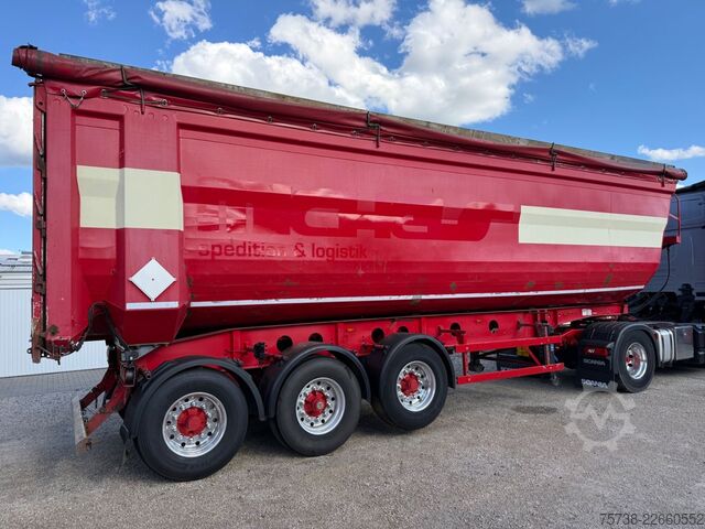 Tipper semitrailer KEMPF SKM35-3/50 m³/Stahl-Stahl/Luft-Lift/PBW/Alufelge