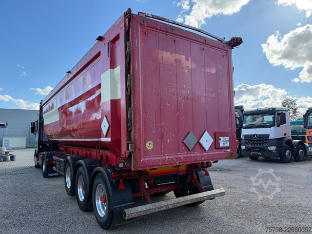 Tipper semitrailer KEMPF SKM35-3/50 m³/Stahl-Stahl/Luft-Lift/PBW/Alufelge