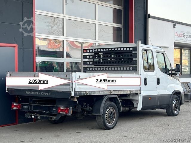 Transporter mit Kipper IVECO Daily 35S16 DoKa Klima AHK 7-Sitzer Start/Stop