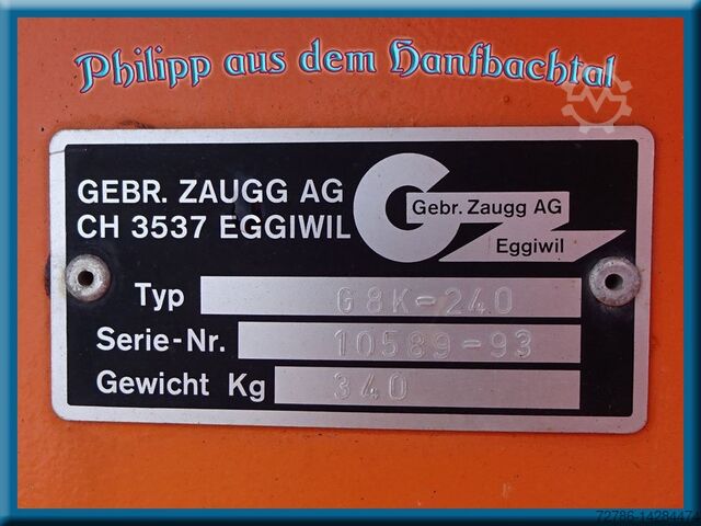 Kehrmaschine/Straßendienst Other Puch 230GE mit Schneeräumschild für den Winterdienst, ZAUGG Schneepflug