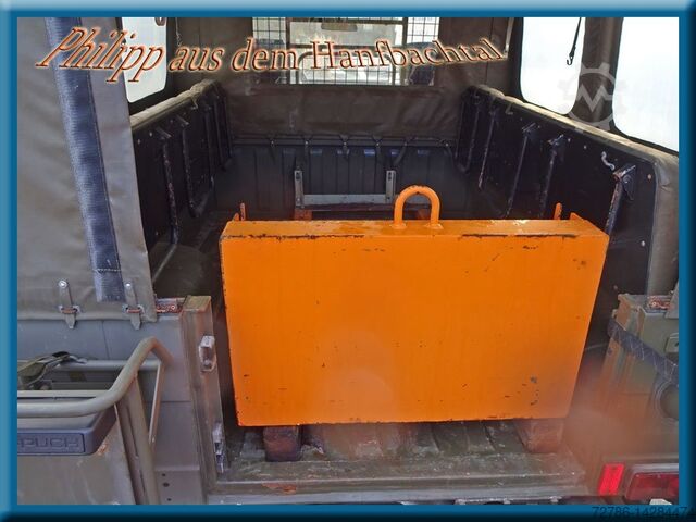 Kehrmaschine/Straßendienst Other Puch 230GE mit Schneeräumschild für den Winterdienst, ZAUGG Schneepflug