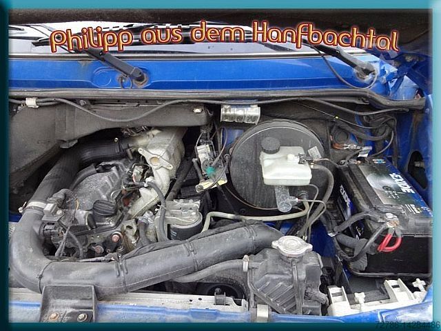 Flatbed + tarpaulin Mercedes-Benz Mercedes Sprinter 312D 4x4 Pritsche Hebebühne Army