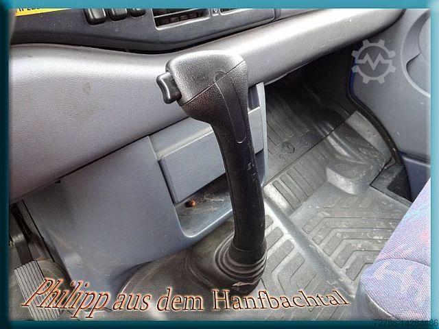 Flatbed + tarpaulin Mercedes-Benz Mercedes Sprinter 312D 4x4 Pritsche Hebebühne Army