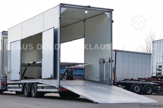 Car carrier trailer FGS geschlossener Autotransporter Doppelstock