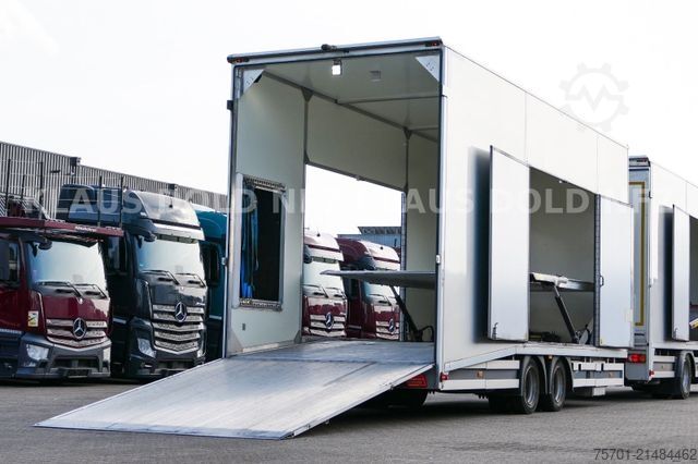 Car carrier trailer FGS geschlossener Autotransporter Doppelstock