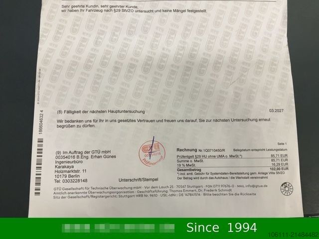 Kastenwagen hoch MERCEDES-BENZ Sprinter II 316 CDI MAXI/KLIMA/KAMERA