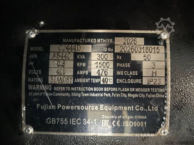 Aggregat Baudouin 6M16G350/5 - 330 kVA Generator - DPX-19874