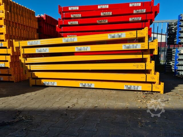 Pallet rack truss cross beams shelf NOEGA Esnova / 2.610 mm / K: 110x50 mm /gelb
