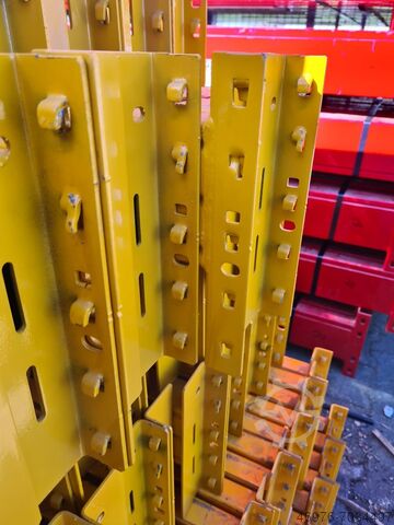 Pallet rack truss cross beams shelf NOEGA Esnova / 2.610 mm / K: 110x50 mm /gelb