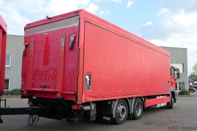 Flatbed truck with tarp MAN 26.400 TGS LL 6x2, LBW 2.0to., Klima, Navi