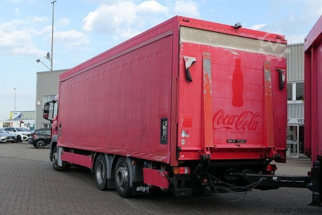 Flatbed truck with tarp MAN 26.400 TGS LL 6x2, LBW 2.0to., Klima, Navi