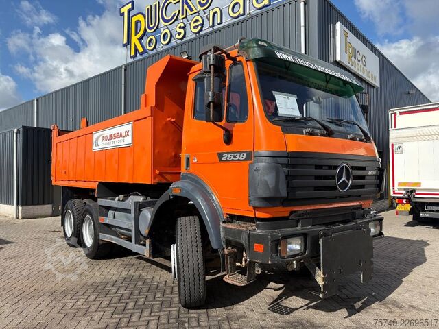 Kipper Mercedes-Benz SK 2638 + manual + spring + 6x4 + big axles