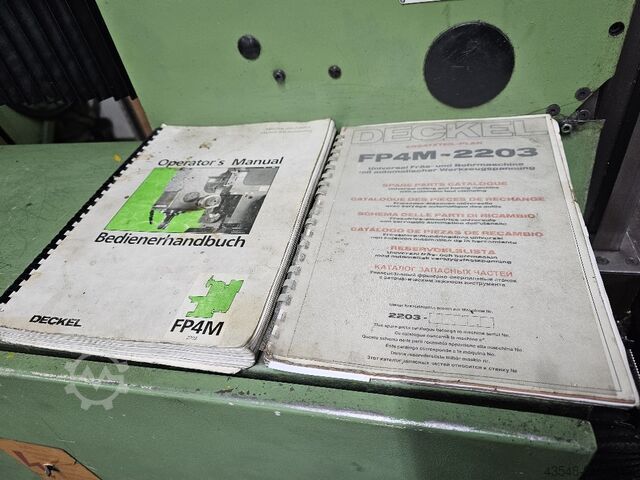 Tool milling machine DECKEL FP4 MK Aktiv