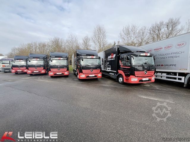 Box truck MERCEDES-BENZ Atego 1018*Koffer*Rolltor*Rolltor seitlich*Klima