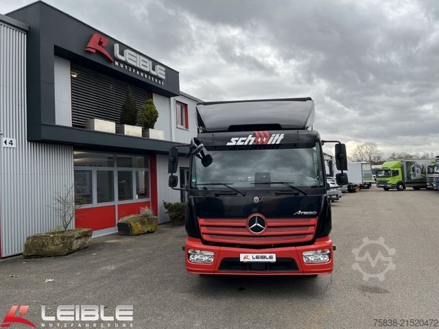 Box truck MERCEDES-BENZ Atego 1018*Koffer*Rolltor*Rolltor seitlich*Klima