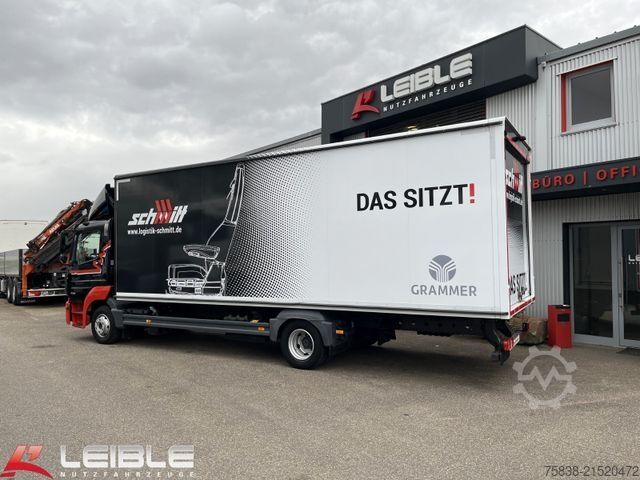 Box truck MERCEDES-BENZ Atego 1018*Koffer*Rolltor*Rolltor seitlich*Klima