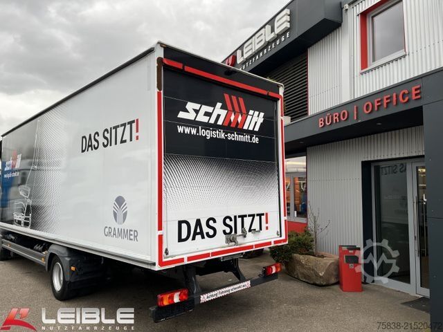 Box truck MERCEDES-BENZ Atego 1018*Koffer*Rolltor*Rolltor seitlich*Klima