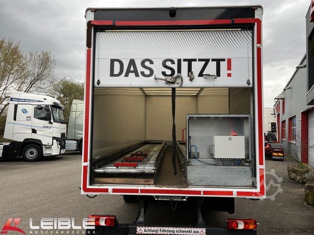 Box truck MERCEDES-BENZ Atego 1018*Koffer*Rolltor*Rolltor seitlich*Klima