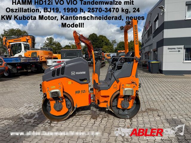 Tandemwalze Hamm HD12i VO VIO Oszillation 24 kW