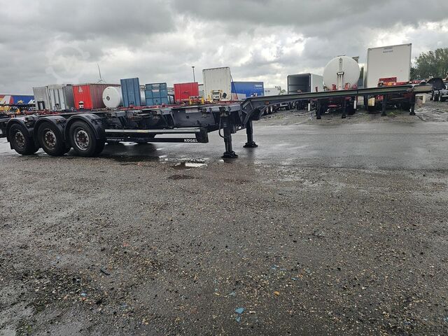 Container transport KÖGEL PORT 40 SIMPLEX 20| SAF DISC | HOLLAND TRAILER ...