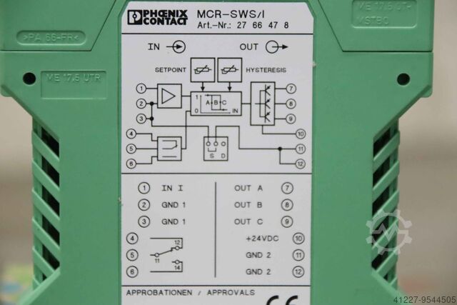 Threshold switch Phoenix Contact MCR-SWS/I  27 66 47 8