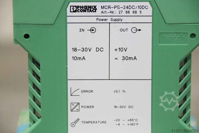 Isolation amplifier Phoenix Contact MCR-PS-24DC/10DC 27 66 68 5