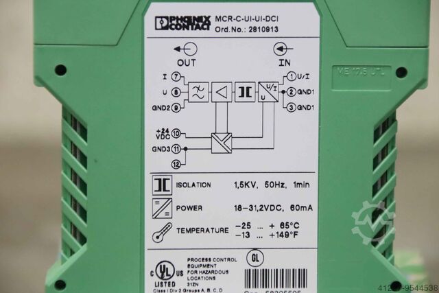 Isolation amplifier Phoenix Contact MCR-C-UI-UI-DCI 2810913