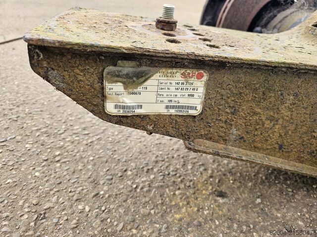 Achse SAF B19-19W | TRAILER AXLE SINGLE TIRE | DISC.
