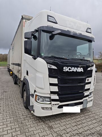 Wechselfahrgestell LKW SCANIA S500  LANG LKW ZUG MEGA BDF Vollausst.