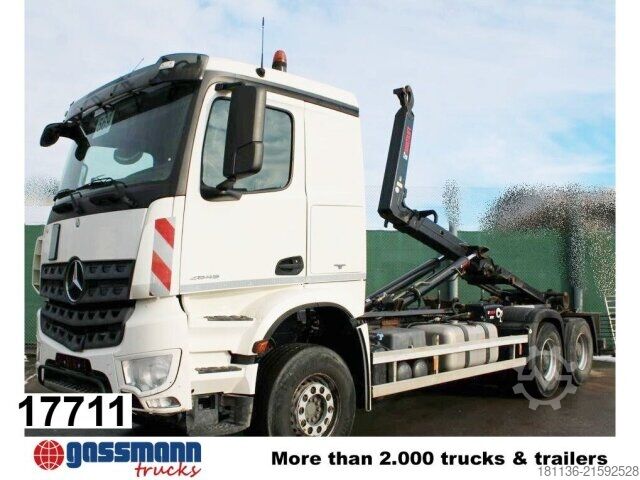 Abrollkipper Mercedes-Benz Arocs 2645 6x4, Hiab Abrollkipper XR18S59 bis 7 m