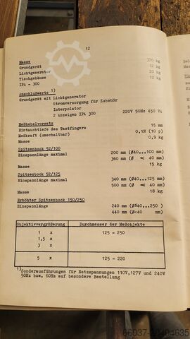 Coordinate measuring machine Zeiss ZKM05-250D